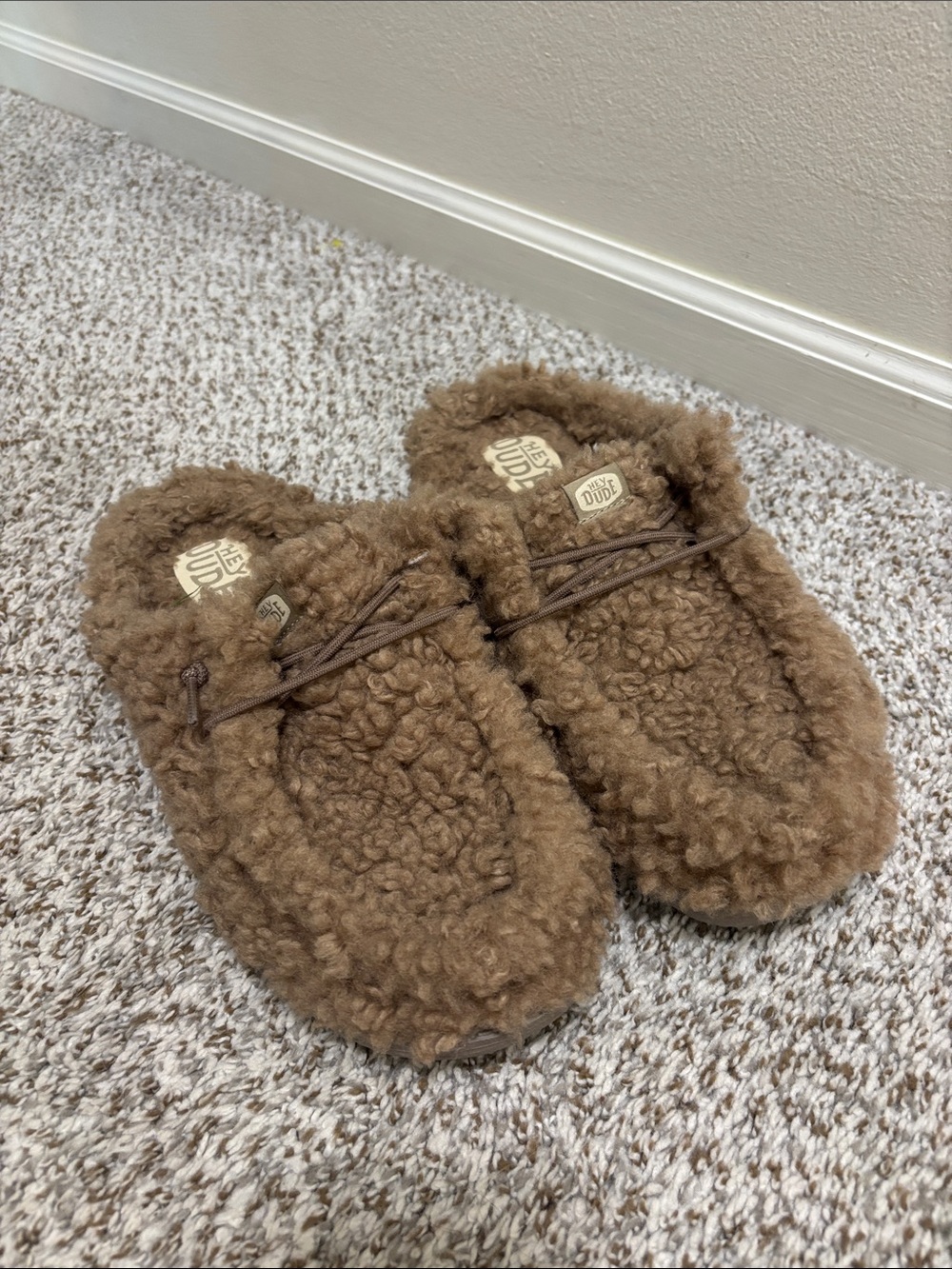 HEYDUDE Wendy Slipper in the Timberwolf 10 NWOT